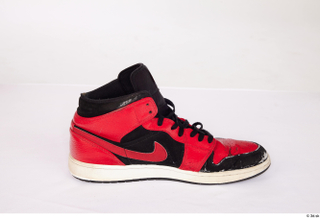 Nabil Clothes  332 red black and high-top sneakers shoes…